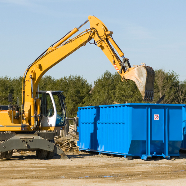 what size residential dumpster rentals are available in Hillsboro